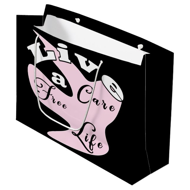 Vive una gran bolsa de regalo para una vida libre  (Angulo Anverso)