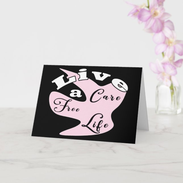 Vive una tarjeta de vida gratuita (Orquídea)