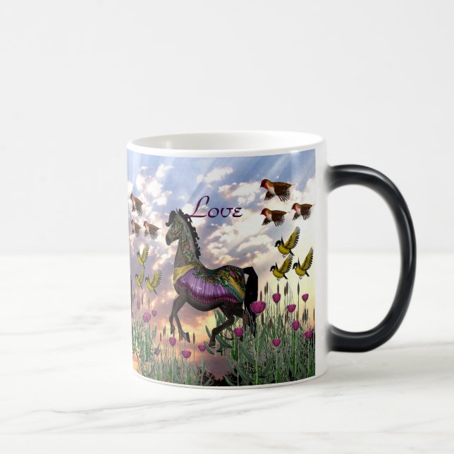 Viven las tazas del amor de la risa (Derecha)