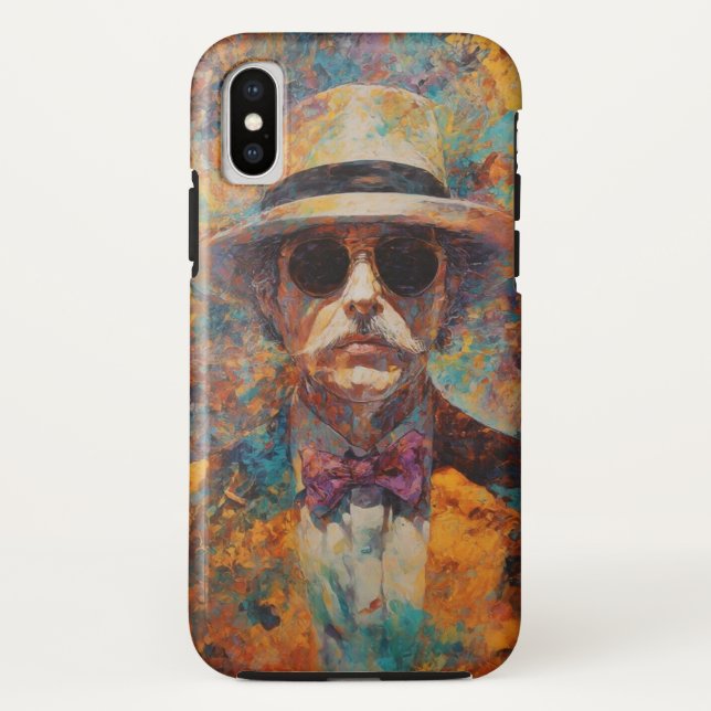 Vivid Gentleman Art Mobile Funda (Reverso)
