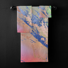 Vivid Marble | Colorida acuarela pastel negrita