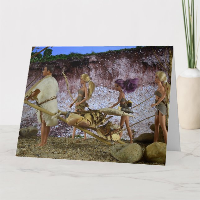 Vivienda Prehistórica. Tarjeta (Anverso)