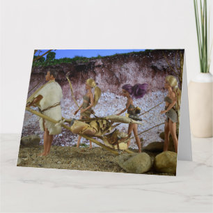 Vivienda Prehistórica. Tarjeta