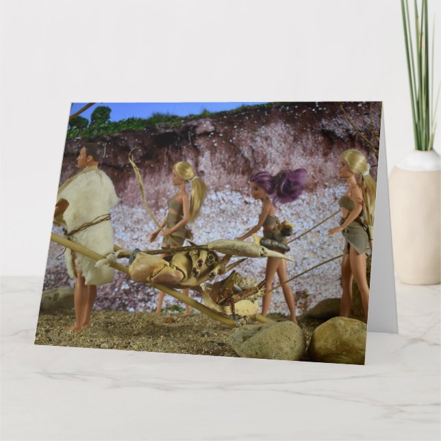 Vivienda Prehistórica. Tarjeta (Anverso)