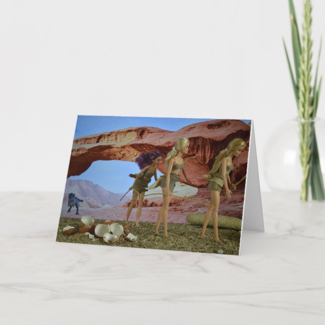 Vivienda Prehistórica. Tarjeta (Anverso)