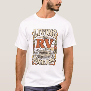 Viviendo el sueño de la RV Diseño de camiseta de c