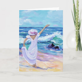 Viviendo el sueño en la tarjeta de felicitación Be