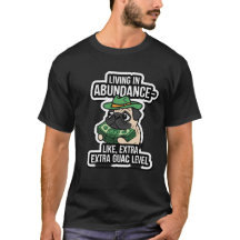 viviendo en abundancia de diseño de camisetas