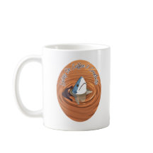 Viviendo en el café y la taza creativa