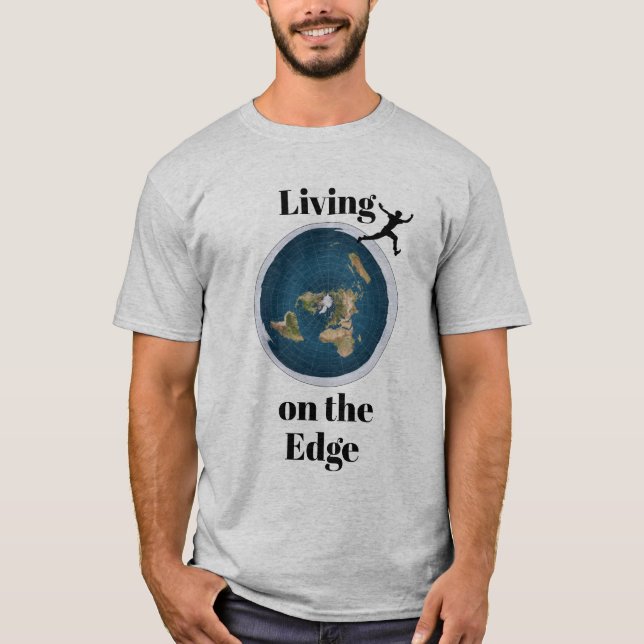 Viviendo en la camiseta del borde (Anverso)