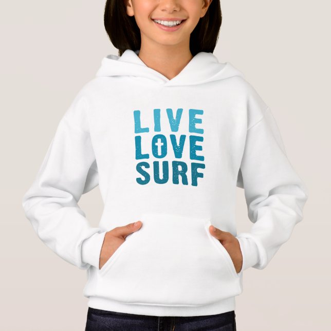 Vivir, amar a Dios, Surf Sweatshirt (Anverso)
