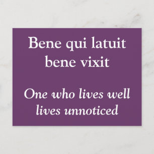 Vivir bien - Oferta postal de cita oral