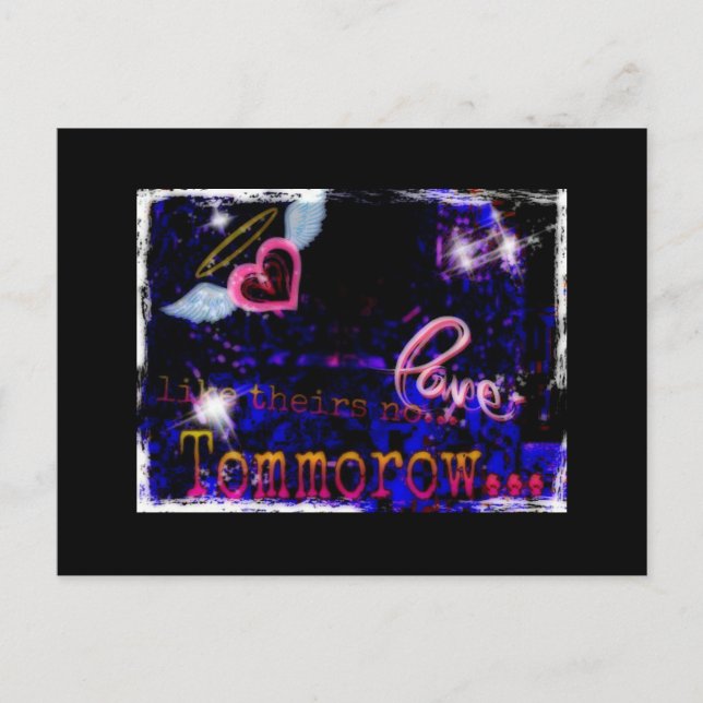 Vivir como...... Postal (Anverso)