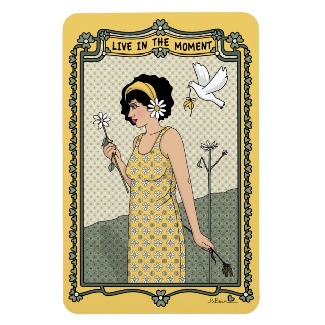 Vivir En El Imán Del Refrigerador Moment_C_4x6 (Vertical)