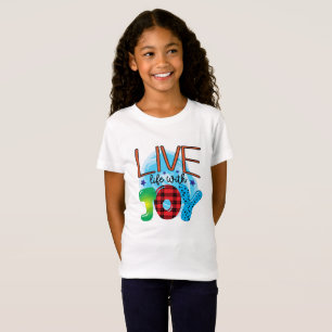 Vivir La Vida Con La Alegre Camiseta
