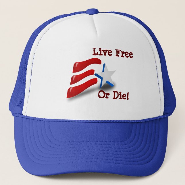 Vivir libre o morir - Gorra (Anverso)