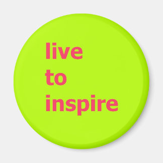 vivir para inspirar imán