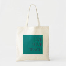 Vivo, amor, enseñanza, grupo de color 1, bolsa de