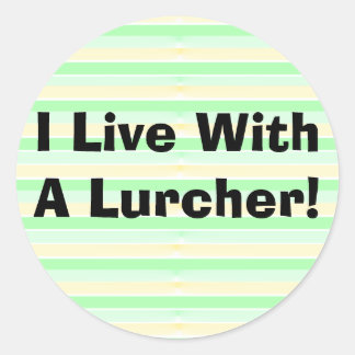 Vivo Con Un Pegatina De Lurcher