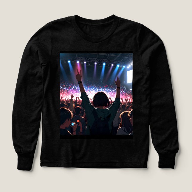 Vivo en voz alta: Audaz concierto en voz alta Tee  (Diseño frontal)