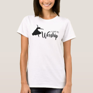 Vivo para adorar la camiseta