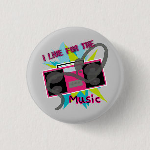 Vivo para el botón de la música