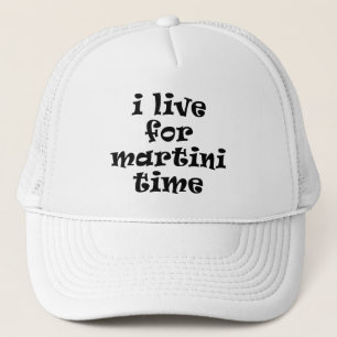 Vivo por el sombrero de la hora del Martini