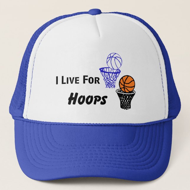Vivo por Gorras de Baloncesto (Anverso)