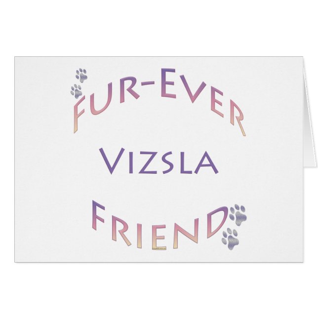 Vizsla Furever Friend (Anverso (Horizontal))