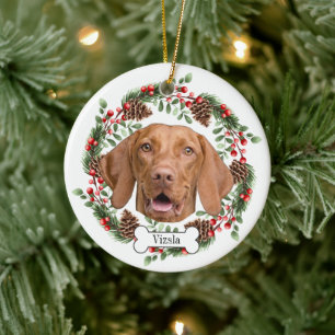 vizsla perro Mascota personalizado ornamento