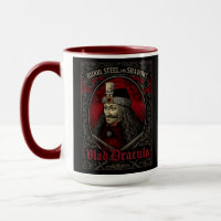 Vlad Dracula Gothic Mug - Copa del Vampiro oscuro