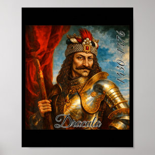 Vlad El Empalador Arte Medieval retrato Drácula 
