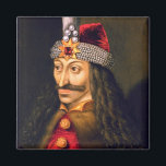 Vlad el imán Impaler<br><div class="desc">Magnet con imagen de Vlad,  príncipe rumano de Valaquia,  conocido como Vlad el Impaler.</div>