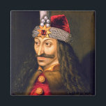 Vlad el imán Impaler<br><div class="desc">Magnet con imagen de Vlad,  príncipe rumano de Valaquia,  conocido como Vlad el Impaler.</div>