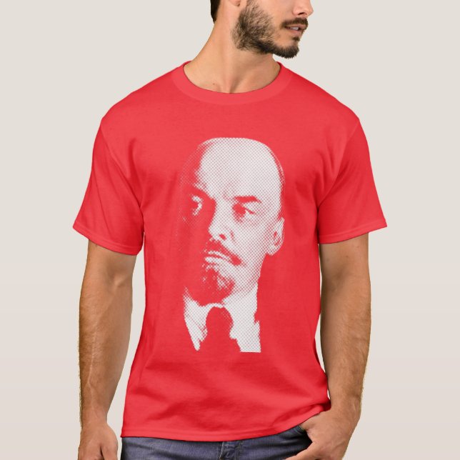 Vladimir Ilyich Lenin Camisa Retrato Blanco (Anverso)