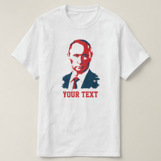 Vladimir Putin tu camiseta de texto