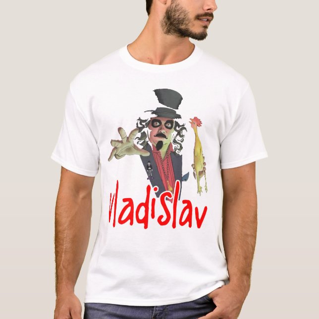 Vladislav Top Hat Character T-Shirt (Anverso)