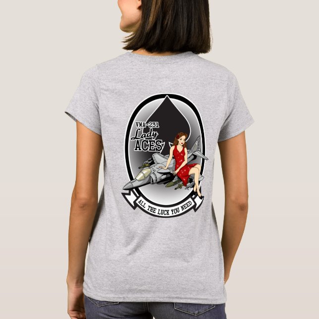 VMA 231 Versión 1 Muchos estilos en camiseta (Reverso)