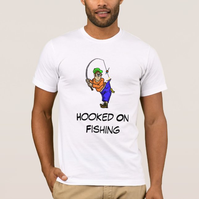 Vocado a la camiseta del Personalizado de pesca (Anverso)