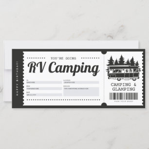 Vocador de regalo de camping RV, certificado de ca