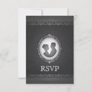 Vocal Gótica victoriana Cameo Wedding RSVP