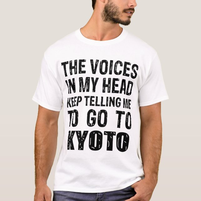 Voces En La Cabeza De La Camiseta De Kyoto (Anverso)