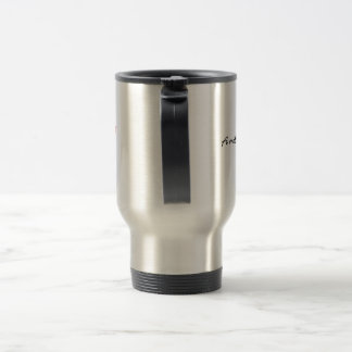 ¡voces unidas para la taza de café del viaje de la