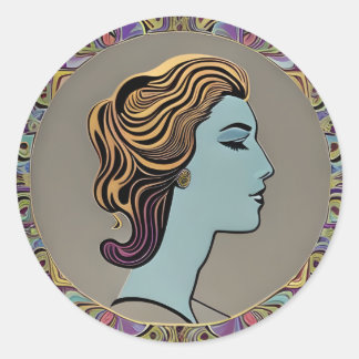 Vogue Lady Pegatina v2