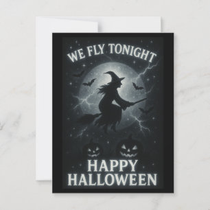 Volamos Esta Noche Postales Platinum/Black Hallowe