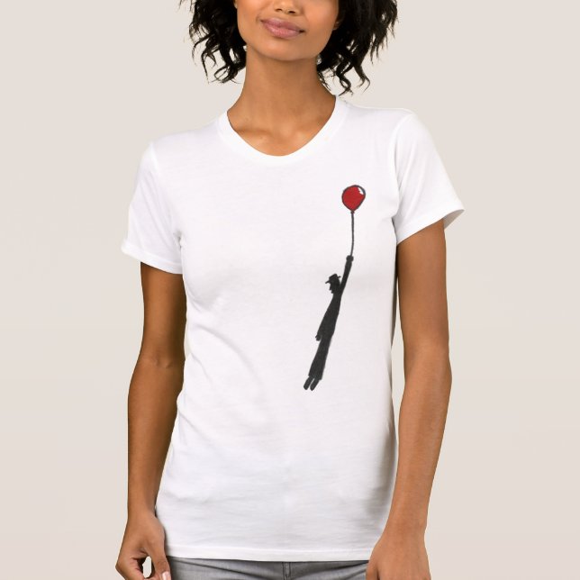 "Volando a solas" la camiseta gráfica del (Anverso)