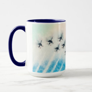 Volando alto: la taza de Personalizado de Thunderb
