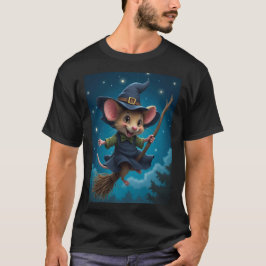Volando – Camiseta Witch Mouse Halloween TinyFur