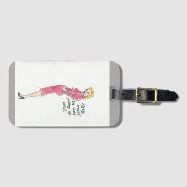 "Volando en todo el mundo cogiendo etiqueta del (Anverso horizontal)