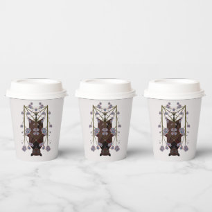 Volando Fox 8oz. Vasos de Papel